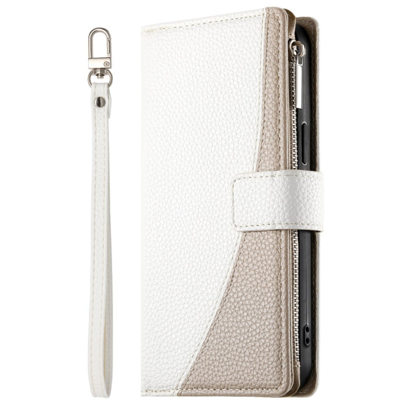 Housse iPhone 14 Pro Max Portefeuille Bicolore