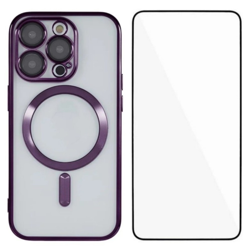 Coque iPhone 14 Pro Max MagSafe Translucide avec Protecteur Écran