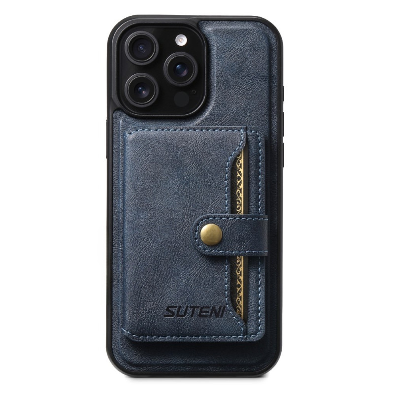Coque iPhone 14 Pro Max MagSafe avec Porte-Cartes Effet Cuir