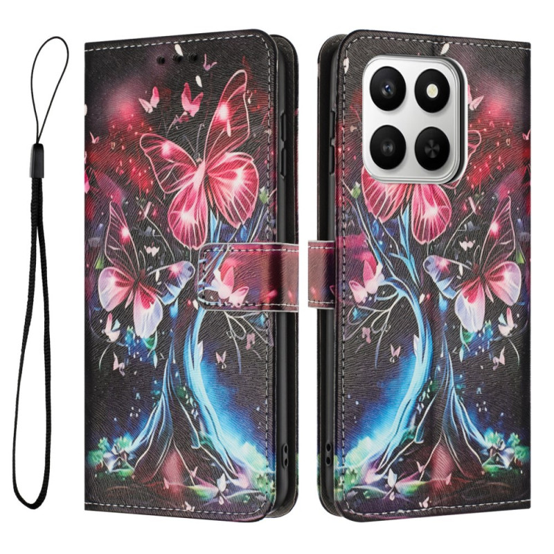 Housse Honor 400 Smart 4G Arbre aux Papillons