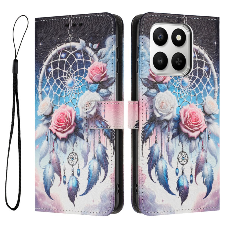 Housse Honor 400 Smart 4G / X7d 5G Attrape-Rêves Floral