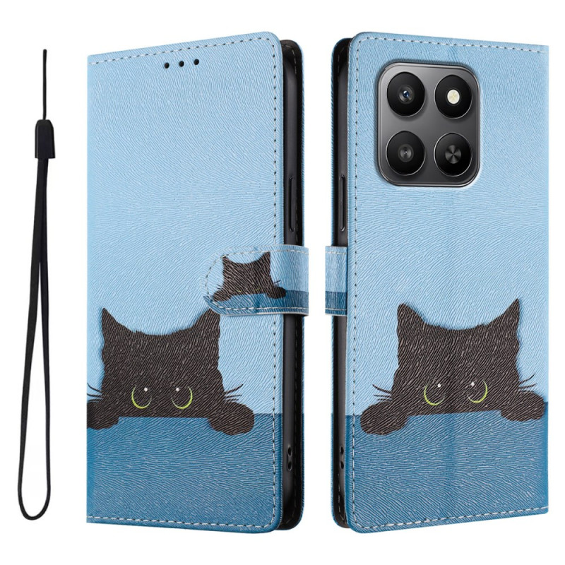 Housse Honor 400 Smart 5G / 4G Chat Noir
