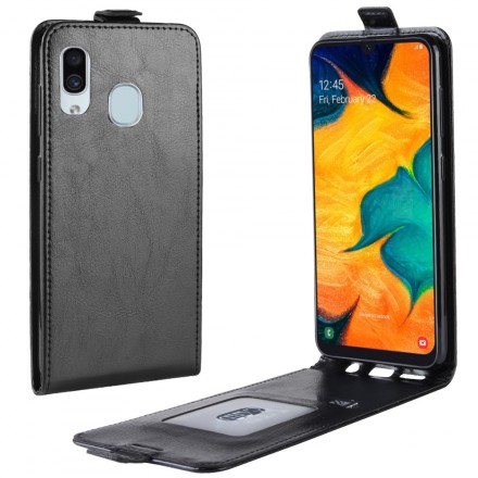 Housse Samsung Galaxy A30 Rabattable Effet Cuir