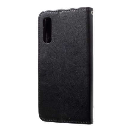 Housse Samsung Galaxy A50 Papillons et Fleurs à Lanière Housse Samsung Galaxy A50 Papillons et Fleurs à Lanière