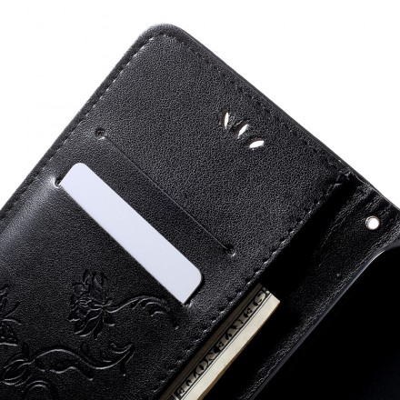 Housse Samsung Galaxy A50 Papillons et Fleurs à Lanière Housse Samsung Galaxy A50 Papillons et Fleurs à Lanière