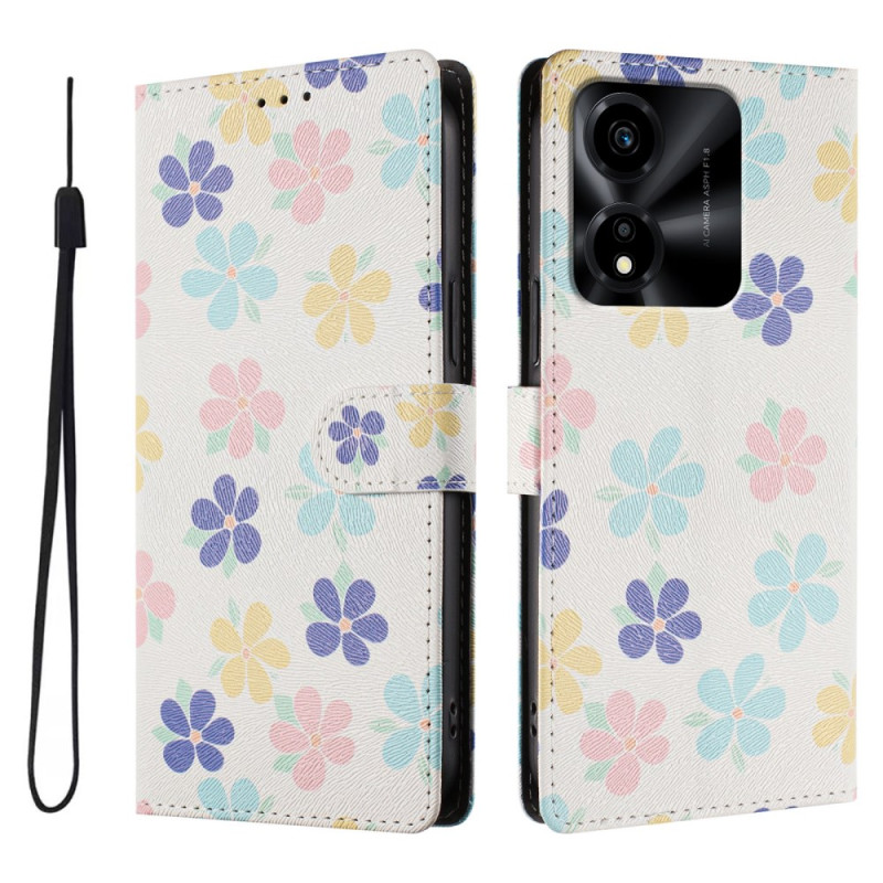 Housse Honor X5c Plus Motif Floral