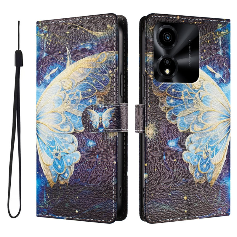 Housse Honor X5c Plus Motif Papillon