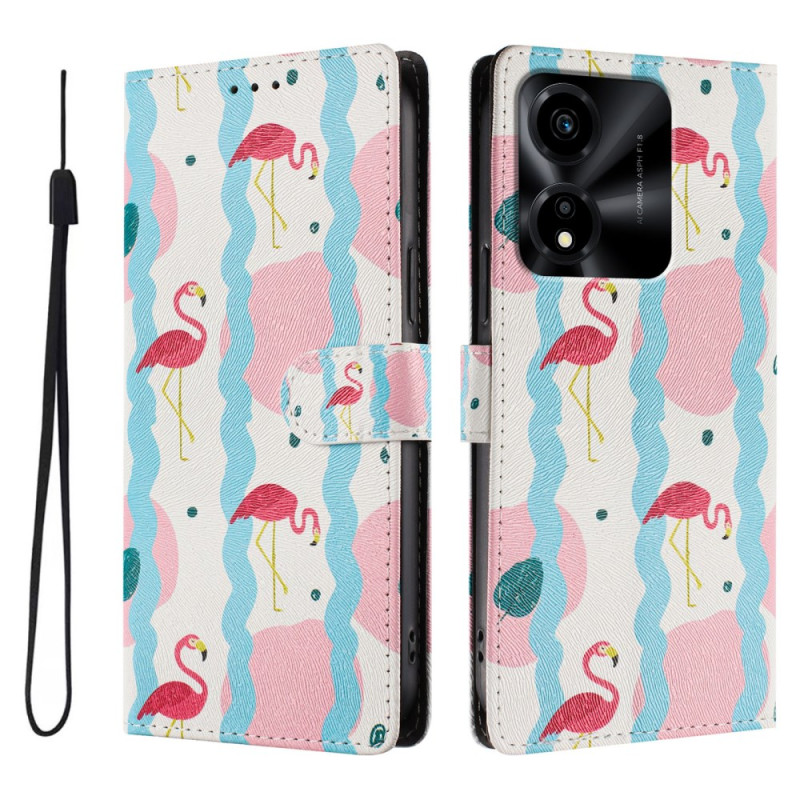 Housse Honor X5c Plus Flamants Roses