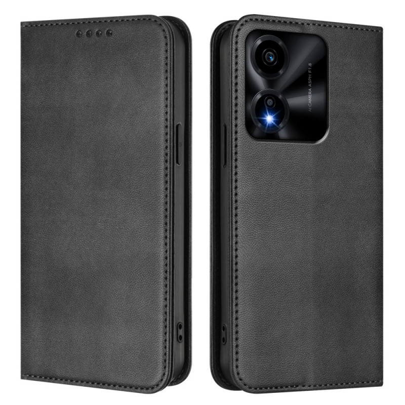Flip Cober Honor X5c Plus Effet Cuir Tanné
