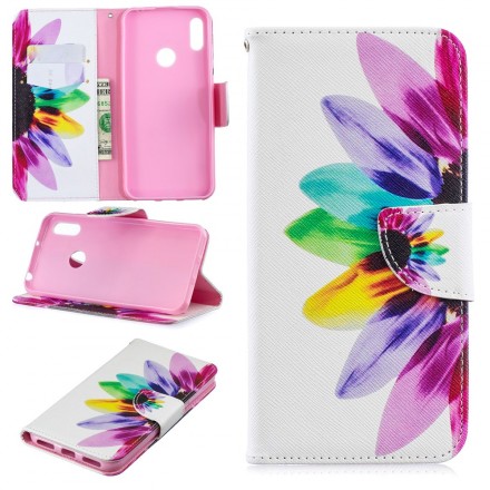 Housse Huawei Y6 2019 Fleur Aquarelle Housse Huawei Y6 2019 Fleur Aquarelle