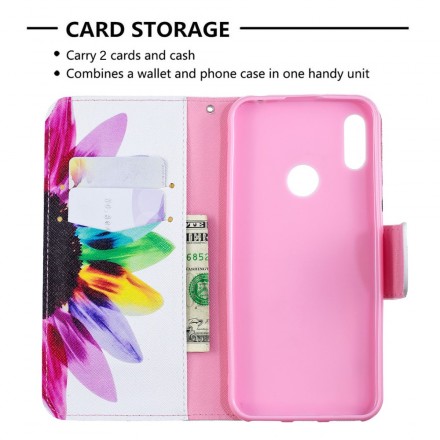 Housse Huawei Y6 2019 Fleur Aquarelle Housse Huawei Y6 2019 Fleur Aquarelle