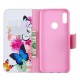 Housse Huawei Y6 2019 Papillons et Fleurs Peints Housse Huawei Y6 2019 Papillons et Fleurs Peints