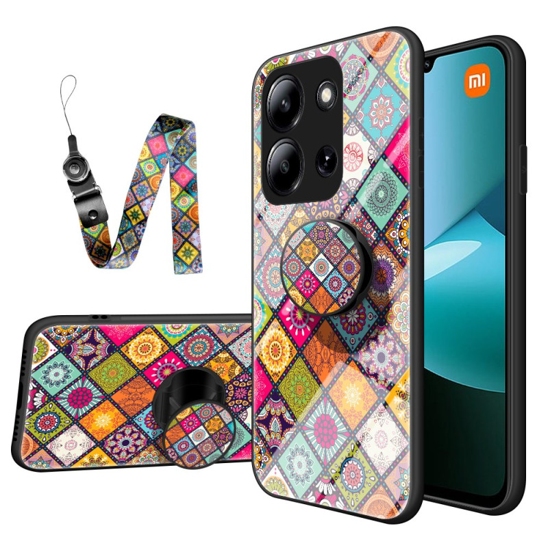 Coque Xiaomi Redmi 15C 5G / 4G / Poco C85 4G Support et Lanière Patchwork