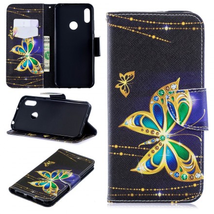 Housse Huawei Y6 2019 Papillon Magique Housse Huawei Y6 2019 Papillon Magique
