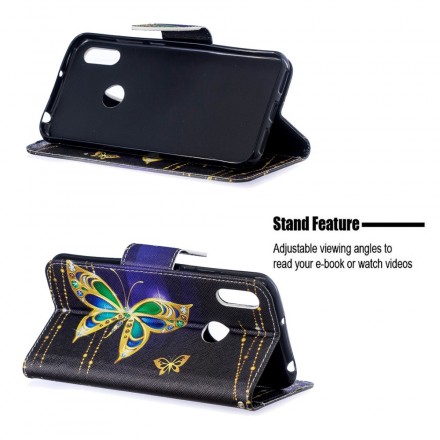 Housse Huawei Y6 2019 Papillon Magique Housse Huawei Y6 2019 Papillon Magique