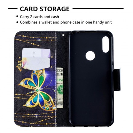 Housse Huawei Y6 2019 Papillon Magique Housse Huawei Y6 2019 Papillon Magique