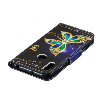 Housse Huawei Y6 2019 Papillon Magique
