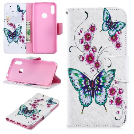Housse Huawei Y6 2019 Merveilleux Papillons Housse Huawei Y6 2019 Merveilleux Papillons