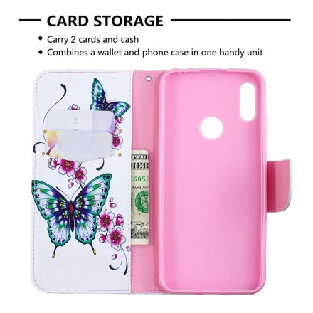 Housse Huawei Y6 2019 Merveilleux Papillons Housse Huawei Y6 2019 Merveilleux Papillons