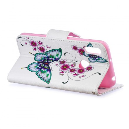Housse Huawei Y6 2019 Merveilleux Papillons Housse Huawei Y6 2019 Merveilleux Papillons