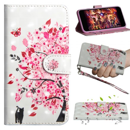 Housse Huawei Y6 2019 Arbre Rose Housse Huawei Y6 2019 Arbre Rose