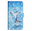 Housse Huawei Y6 2019 Papillons Bleus Volants