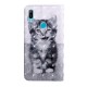 Housse Huawei Y6 2019 Chat Noir et Blanc Housse Huawei Y6 2019 Chat Noir et Blanc