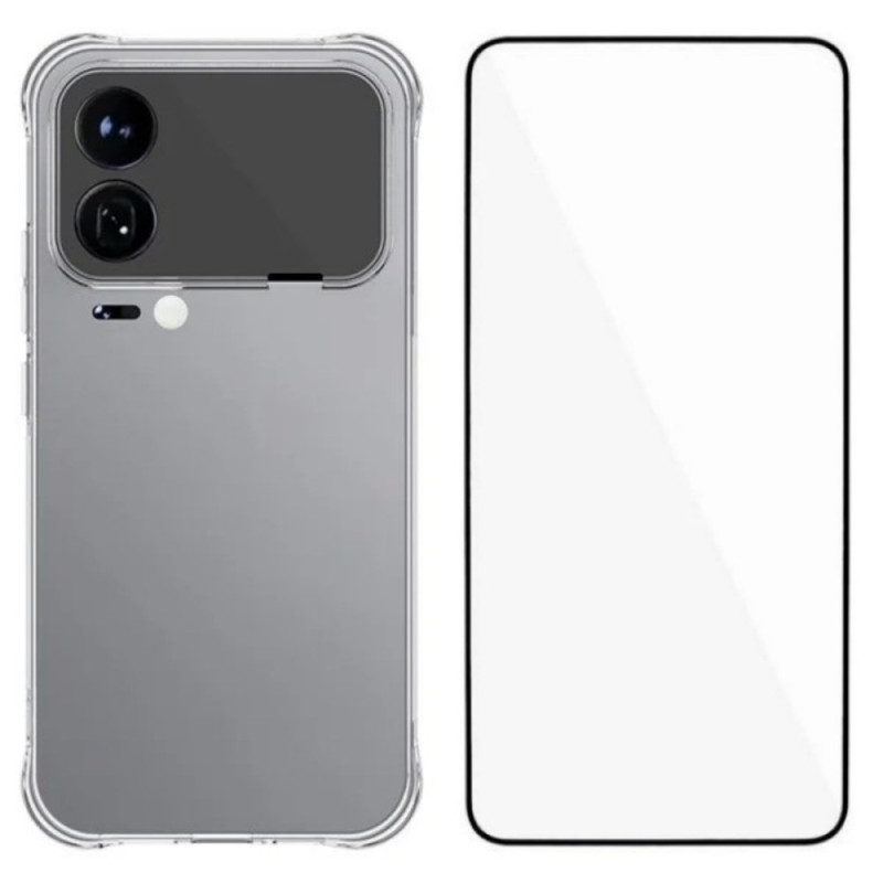 Coque Xiaomi 17 Pro Transparente Renforcée avec Protecteur Écran