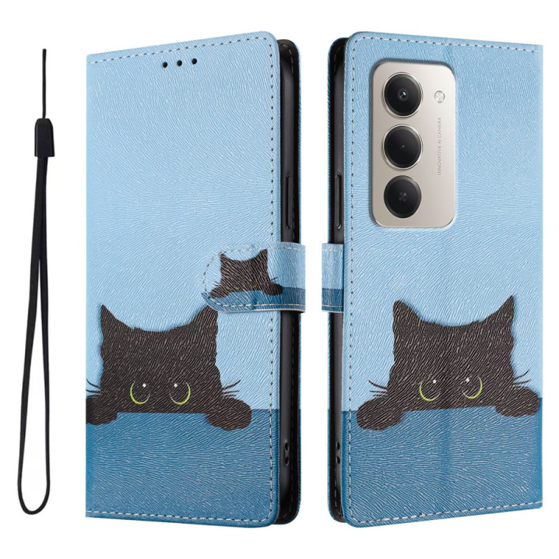 Housse Xiaomi Redmi 15 5G / 4G Chaton Noir