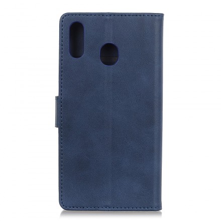 Housse Huawei Y6 2019 Effet Cuir Matte Rétro