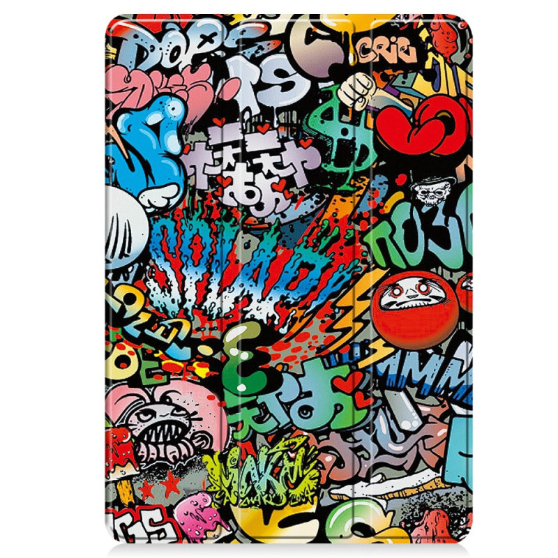 Smart Case Samsung Galaxy Tab S11 Porte-Stylet Graffiti