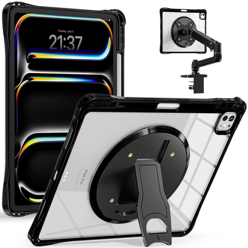 Coque iPad Pro 13 (2025) / 13 (2024) Transparente avec Support