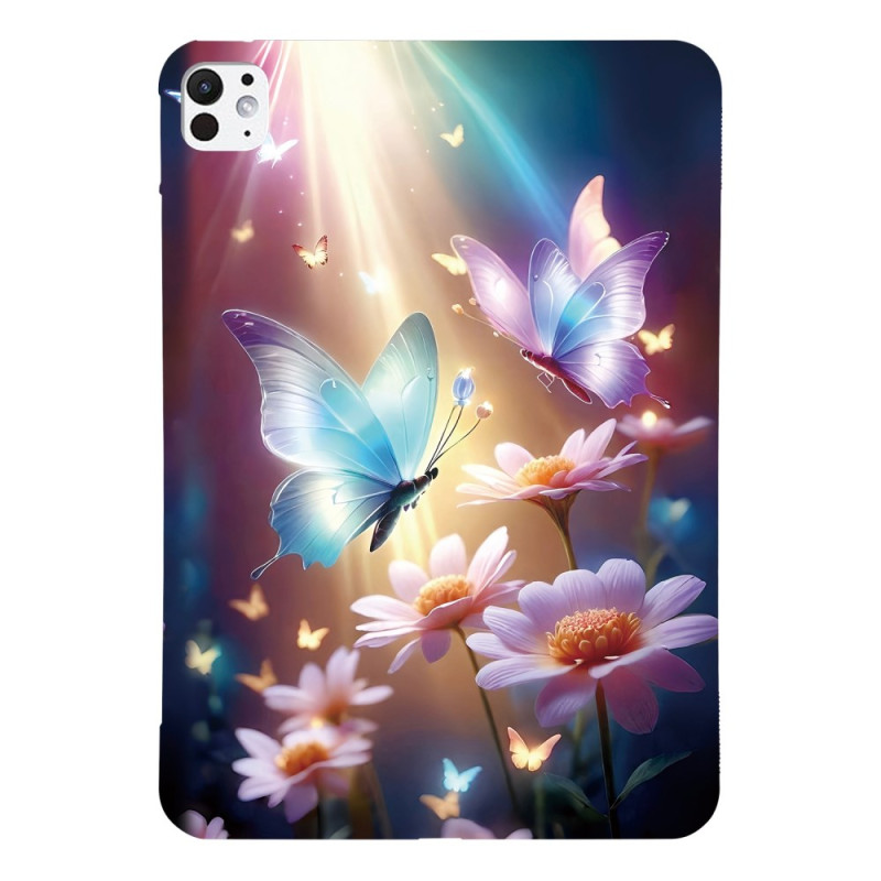 Coque iPad Pro 11 (2025) / 11 (2024) Papillons Lumineux