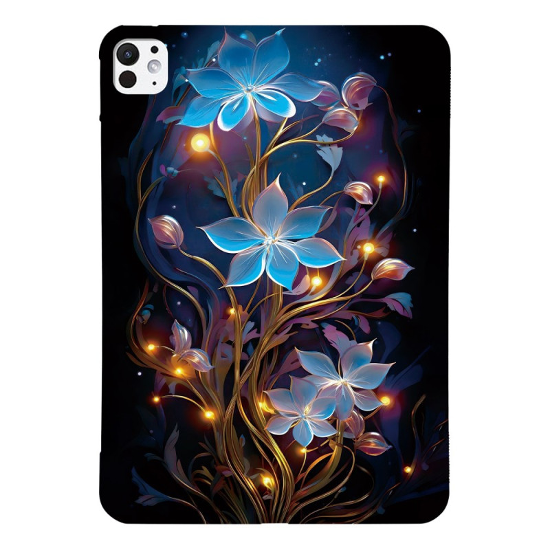 Coque iPad Pro 11 (2025) / 11 (2024) Fleurs Lumineuses
