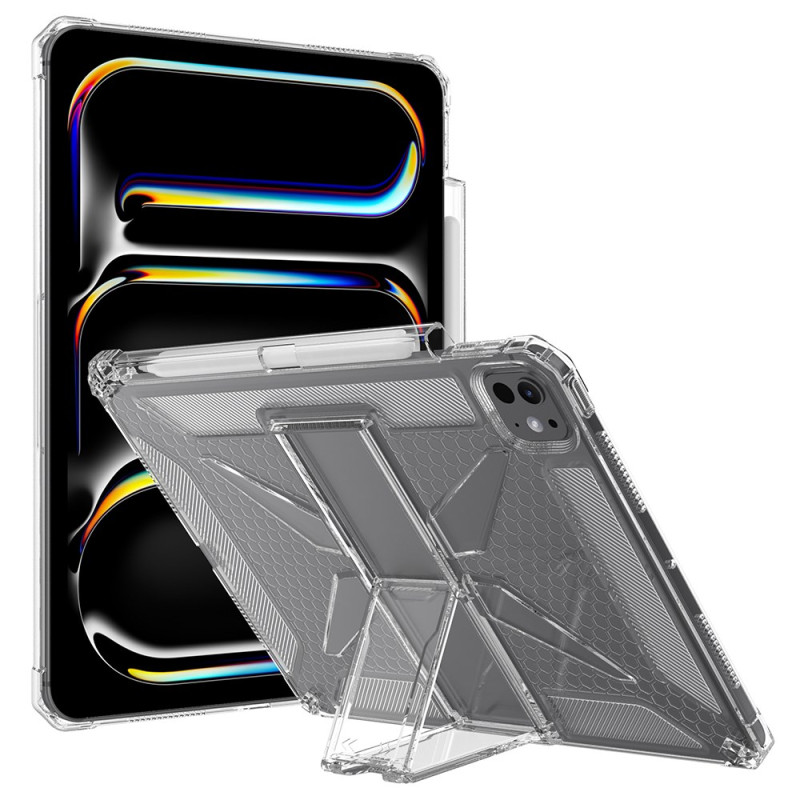 Coque iPad Pro 11 (2025) / 11 (2024) Transparente avec Support