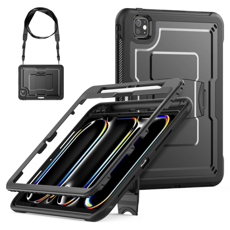 Coque iPad Pro 11 (2025) / 11 (2024) Protection Complète avec Bandoulière