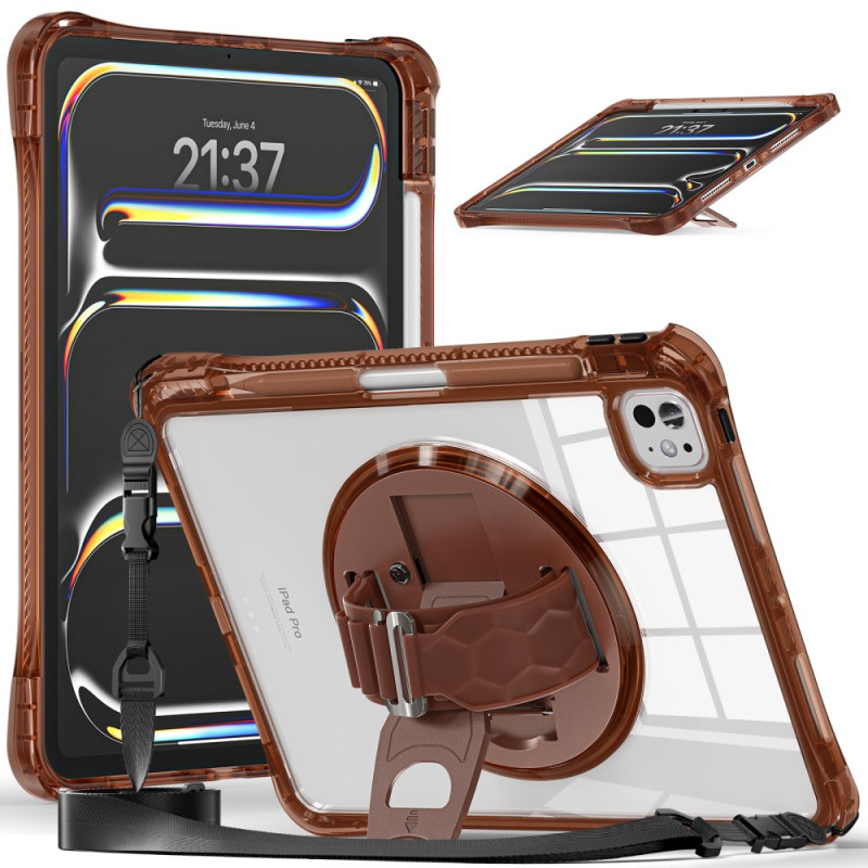 Coque iPad Pro 11 (2025) / 11 (2024) Dragonne Rotative à 360°