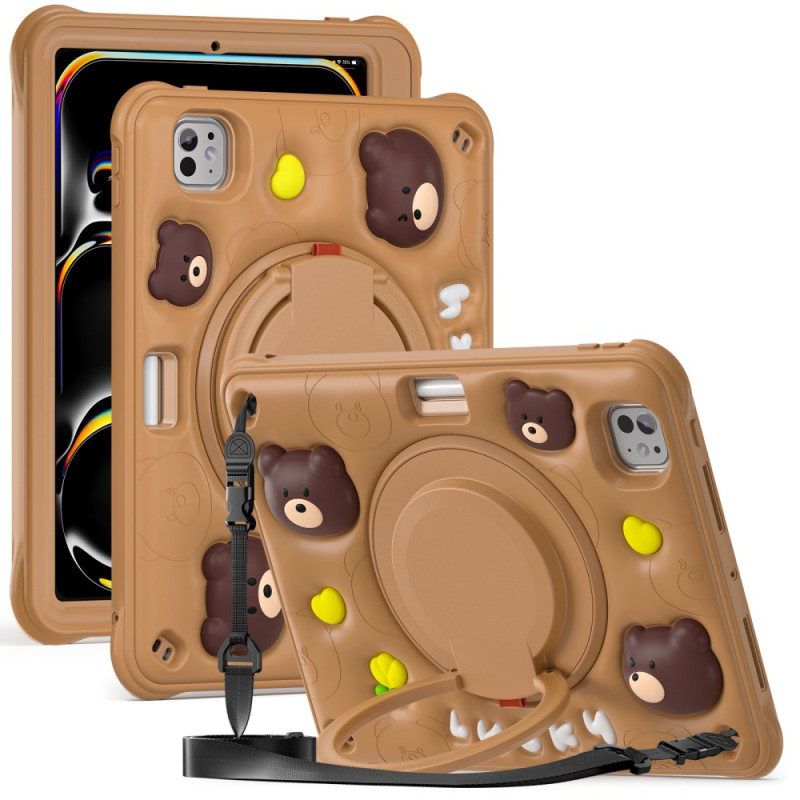 Coque iPad Pro 11 (2025) / 11 (2024) Bandoulière et Support Kid Design