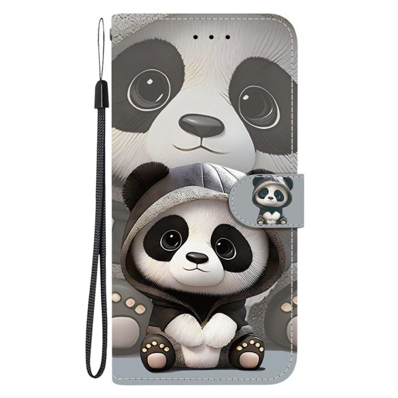 Housse Honor Smart 5G / 4G Motif Panda