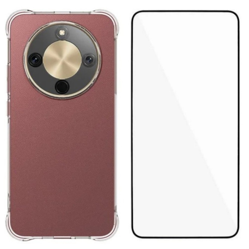 Coque Honor Magic 8 Lite / X9d Transparente avec Protecteur Écran