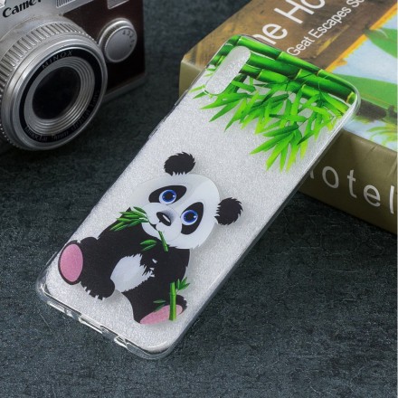 Coque Samsung Galaxy A50 Transparente Panda Eat