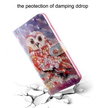 Housse Samsung Galaxy A50 Hibou le Peintre Housse Samsung Galaxy A50 Hibou le Peintre