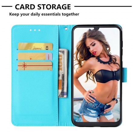 Housse Samsung Galaxy A50 Papillons Dorés Housse Samsung Galaxy A50 Papillons Dorés