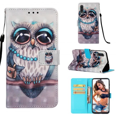 Housse Samsung Galaxy A50 Miss Hibou Housse Samsung Galaxy A50 Miss Hibou