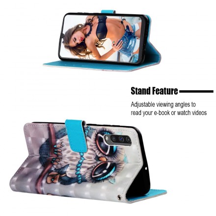 Housse Samsung Galaxy A50 Miss Hibou Housse Samsung Galaxy A50 Miss Hibou