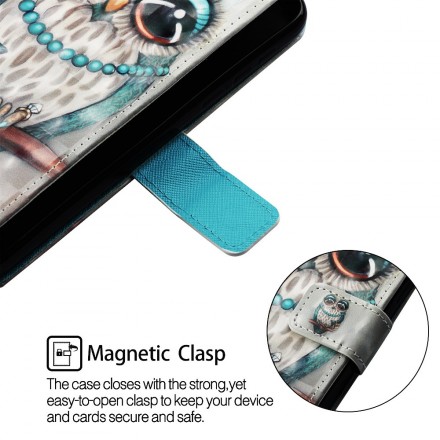 Housse Samsung Galaxy A50 Miss Hibou Housse Samsung Galaxy A50 Miss Hibou