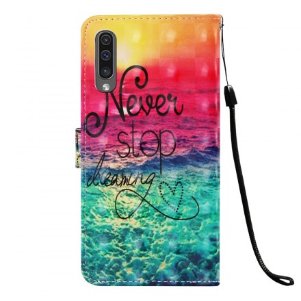 Housse Samsung Galaxy A50 Never Stop Dreaming Housse Samsung Galaxy A50 Never Stop Dreaming