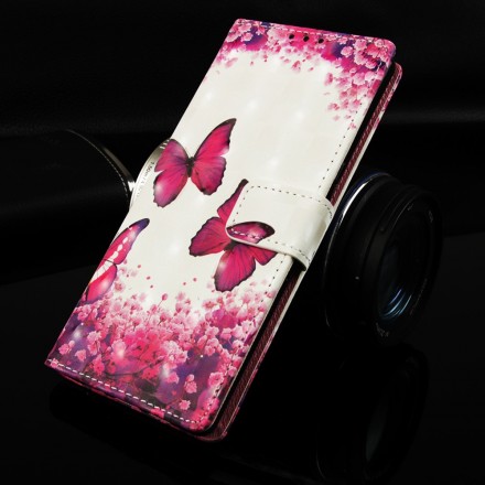 Housse Samsung Galaxy A50 Papillons Rouges Housse Samsung Galaxy A50 Papillons Rouges