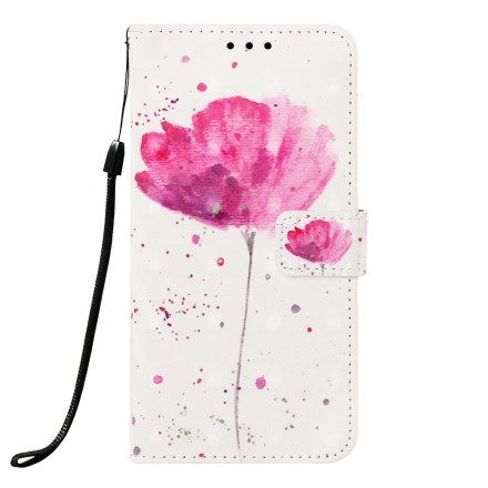 Housse Samsung Galaxy A50 Coquelicot Aquarelle 