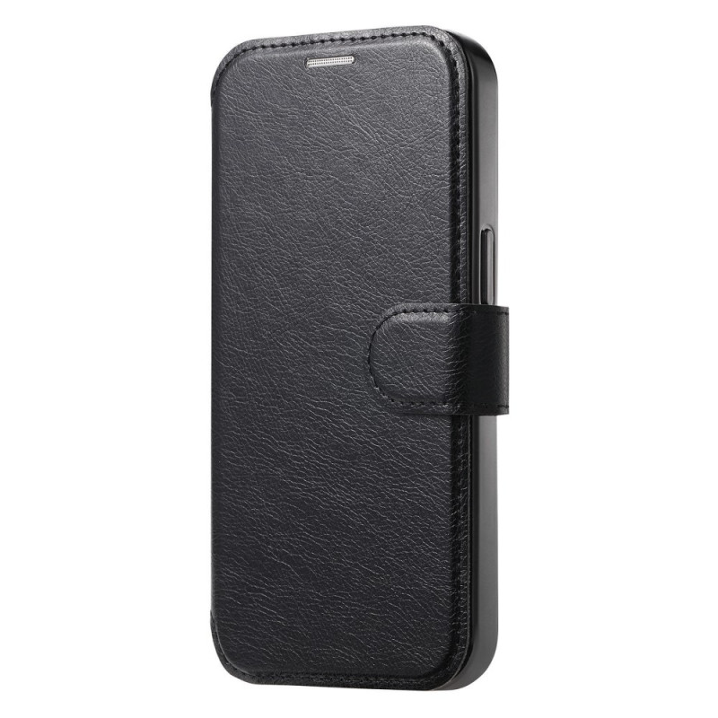 Housse iPhone 14 Pro Max MagSafe Simili Cuir Coque Détachable